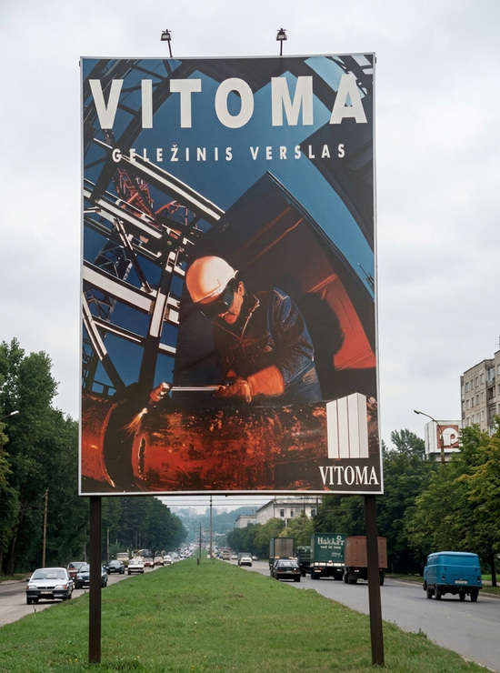Reklaminis stendas Vilniaus mieste
